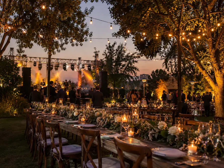 Renta de guirnaldas de luz para eventos CDMX