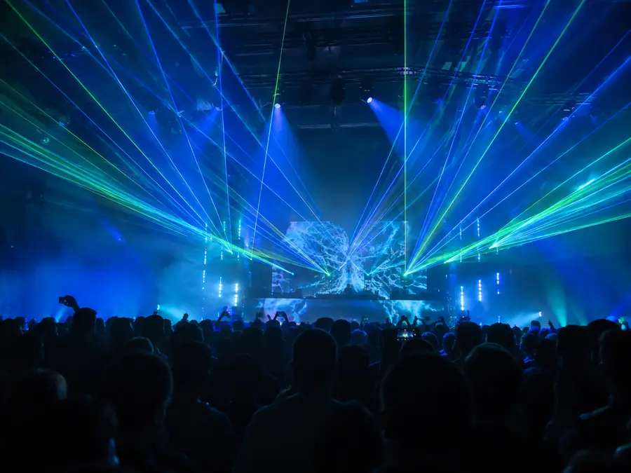 Alquiler de iluminación láser para eventos